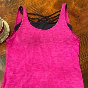 Athleta workout tank with built in sports bra.